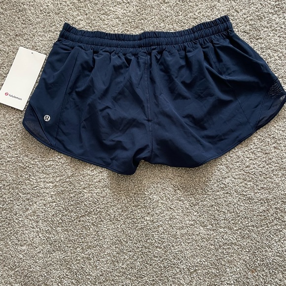 Lululemon Hotty Hot Short, True Navy, Size 12, 2.5” inseam, lined, low rise - Picture 3 of 6